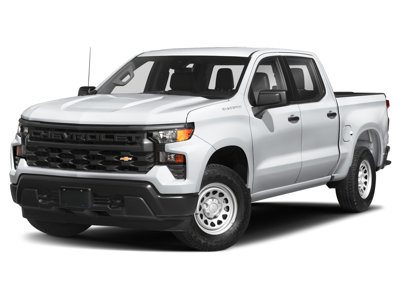 2023 Chevrolet Silverado 1500 High Country in Iridescent Pearl Tricoat — front three-quarter view