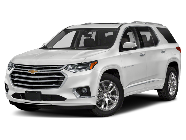 2018 Chevrolet Traverse Premier in Sable Brown Metallic — front three-quarter view