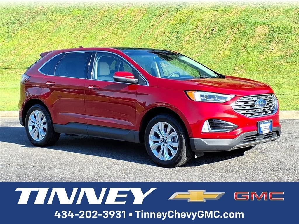 2020 Ford Edge Titanium in Other — front three-quarter view