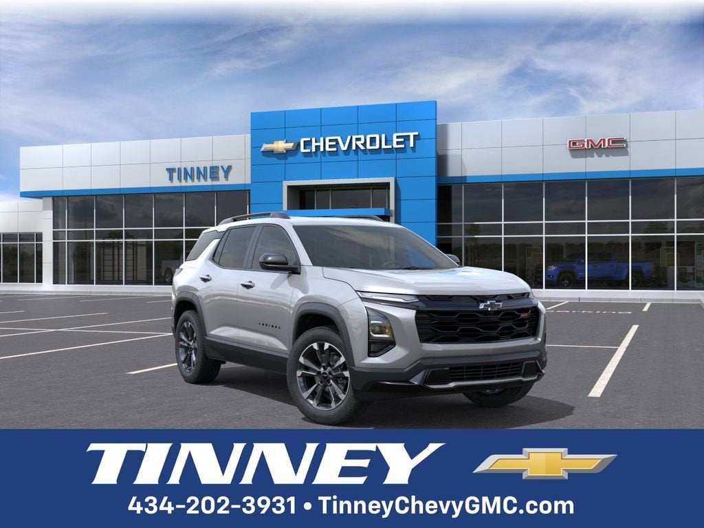 2026 Chevrolet Equinox RS in Sterling Gray Metallic — front three-quarter view