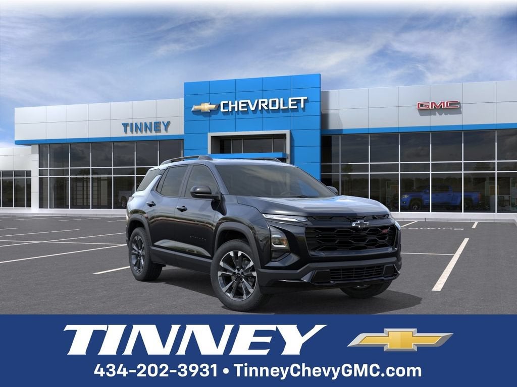 2026 Chevrolet Equinox RS in Mosaic Black Metallic — front three-quarter view