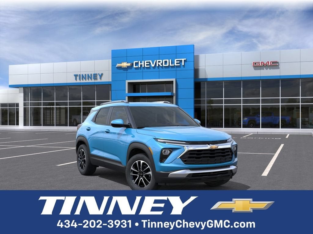 2026 Chevrolet Trailblazer LT in Marina Blue Metallic — front three-quarter view